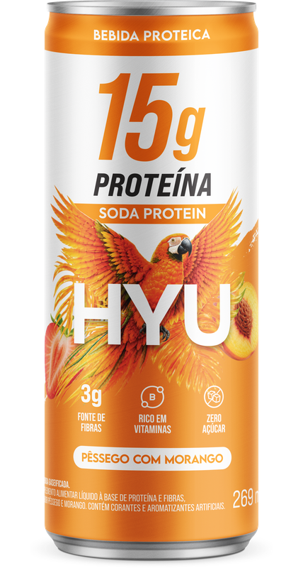 HYU Pêssego com Morango
